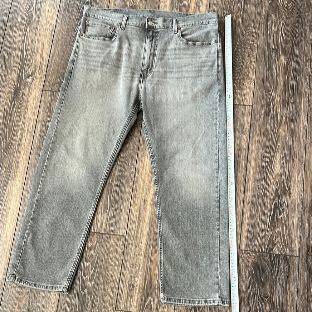 Levi's 505 Gray Mens 38 x 29 Denim Stretch Jeans - Picture 10 of 14
